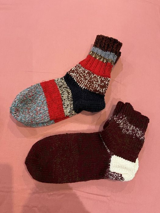 Тёплые,вязаные носки