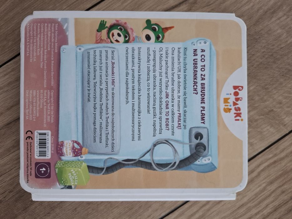 Rozkładana Książka - Pralka - Bobaski i Miś / Trefl