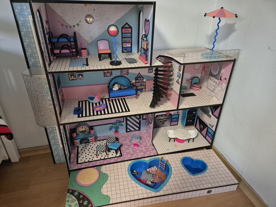 Zestaw lalek lol i domek lol dla dziewczynki