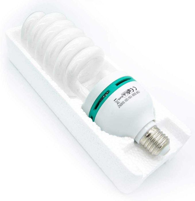 Флуоресцентная лампа Fotobestway 150 Вт, E27, 5500 K - лампа для студи