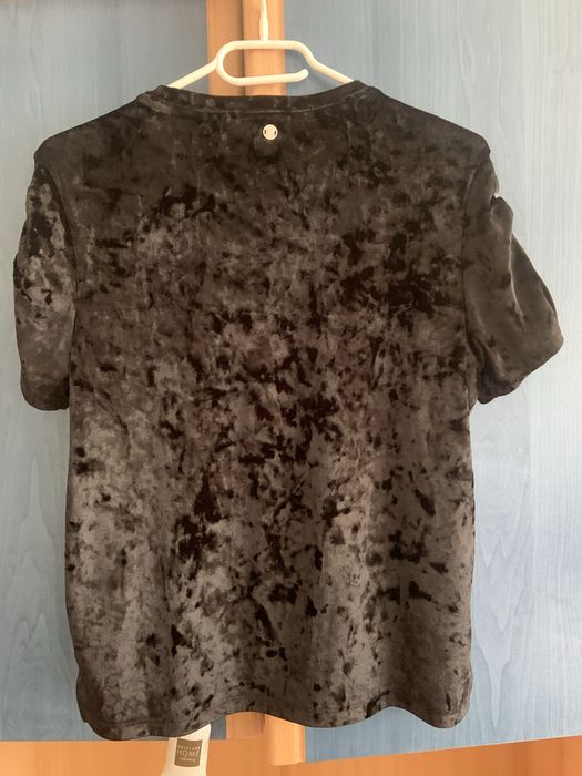 Koszulka Tom Tailor rozmiar XL/ 42 welurowa czarna szybka wysyłka
