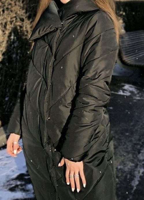 Пуховик чорний