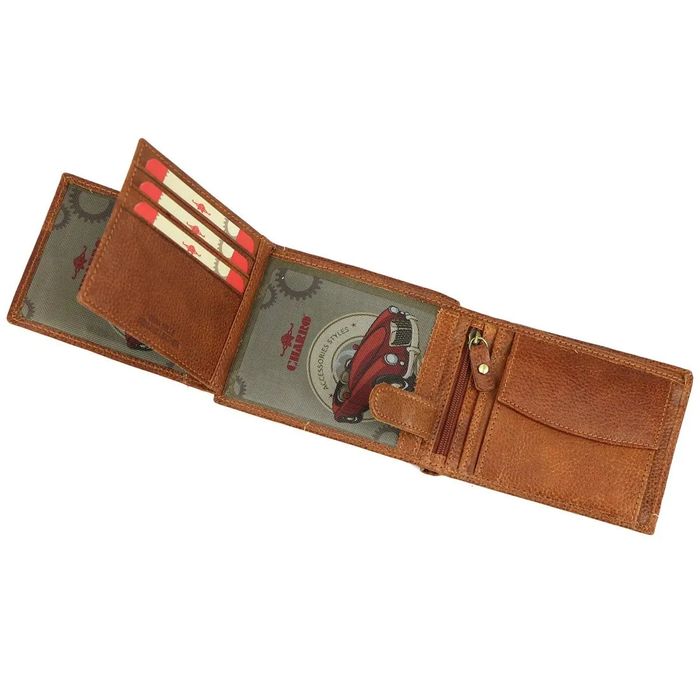 męski portfel charro gatteo 1373 skóra naturalna