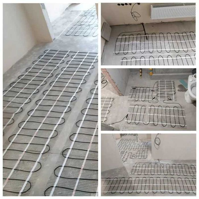 Електрична тепла підлога, нагрівальний мат Hemstedt, Німеччина