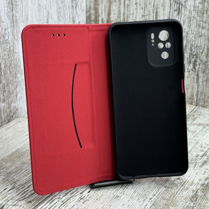 Чехол книжка Leather Case на Xiaomi Redmi Note 10/ 10S/ 10 Pro Чохол