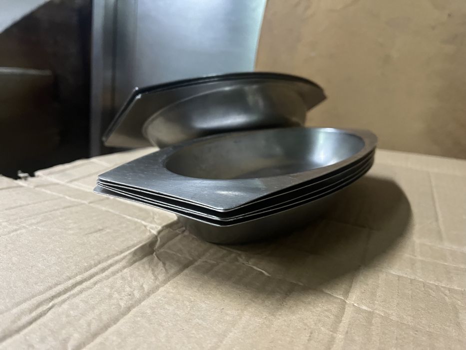 Taças ovais fundas de servir conjunto de 8 unidades