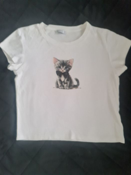 Koszulka T-shirt Stradivarius L