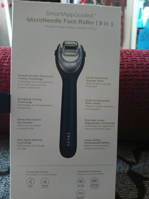 Geske MicroNeedle Face Roller 9 in 1 эл. ролик для лица с микроиглами