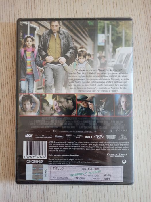 DVDs Bordertown, Broken Flowers e Biutiful
