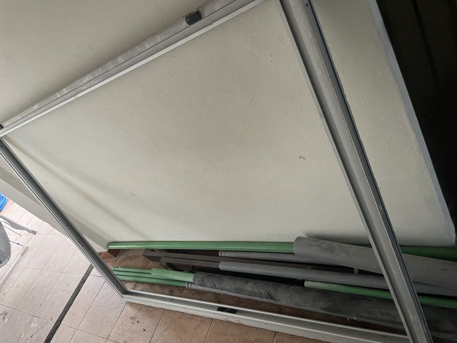 Janela em aliminio com  vidro duplo