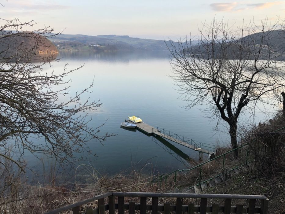 Domek z widokiem nad  jeziorem Rożnowskim, całoroczny, jacuzzi