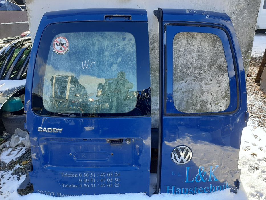 Задні двері кадді 3 vw Caddy 2003-2015рік авторозборка шрот