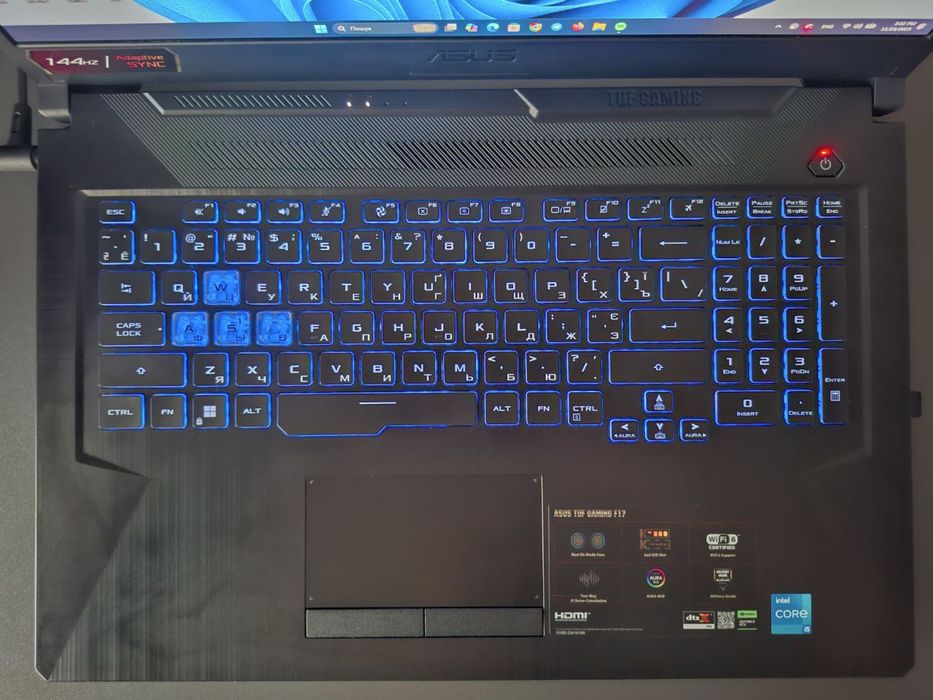 Ігровий ноутбук ASUS TUF Gaming F17 i5-11400H RTX 2050