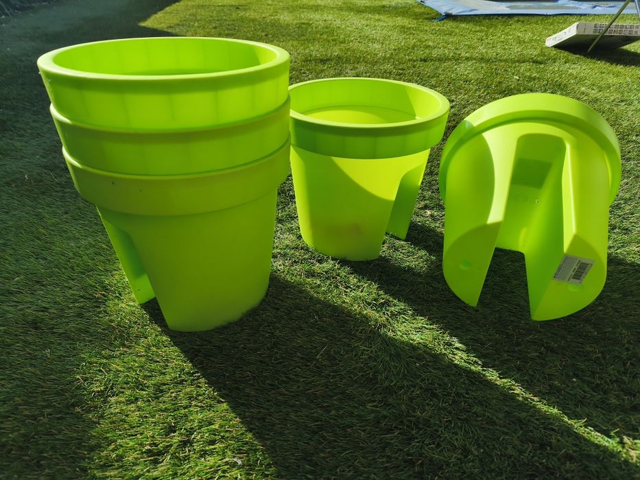Vaso para corrimão de varanda/terraço