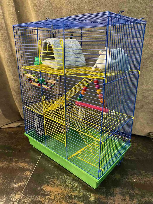 Клітка для хомяка чи щурика з аксесуарами