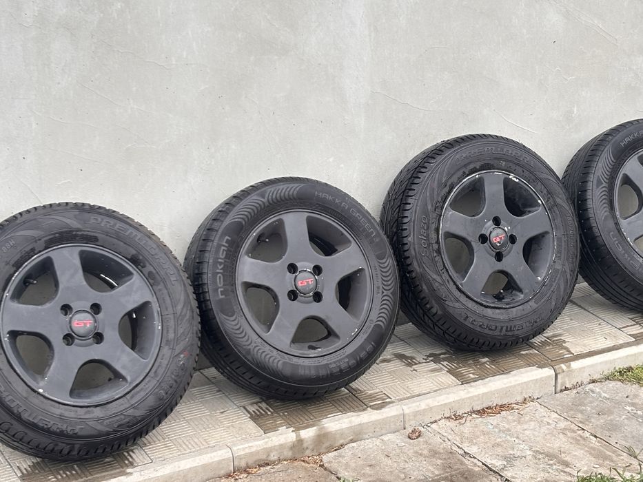 Продам титановые диски с летней резиной