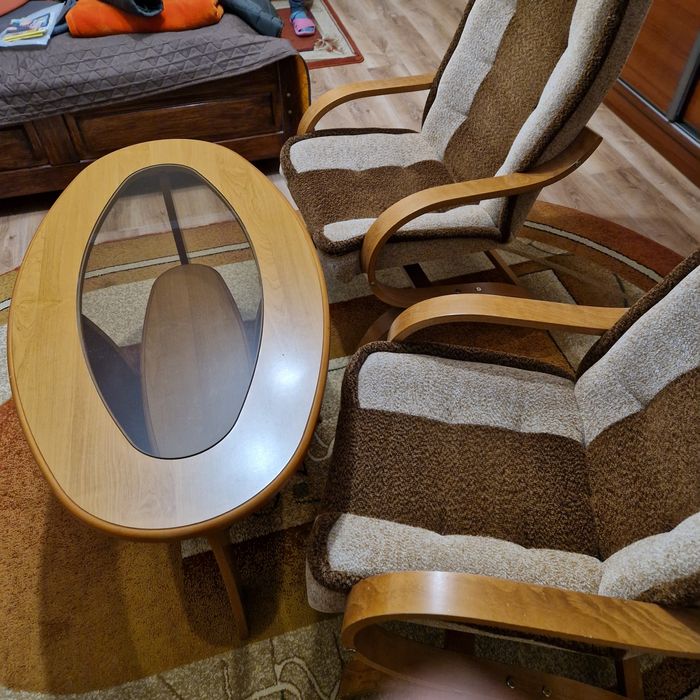 Stolik kawowy  z szyba