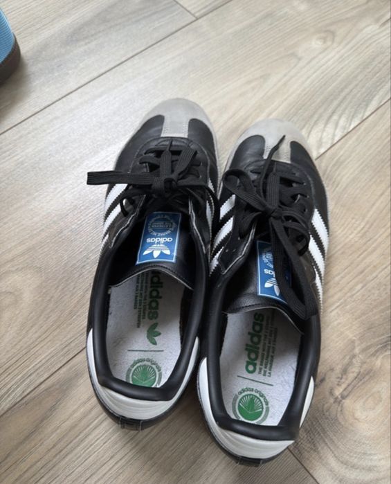 Adidas Samba OG Vegan Black/White – Tamanho 45 – Originais