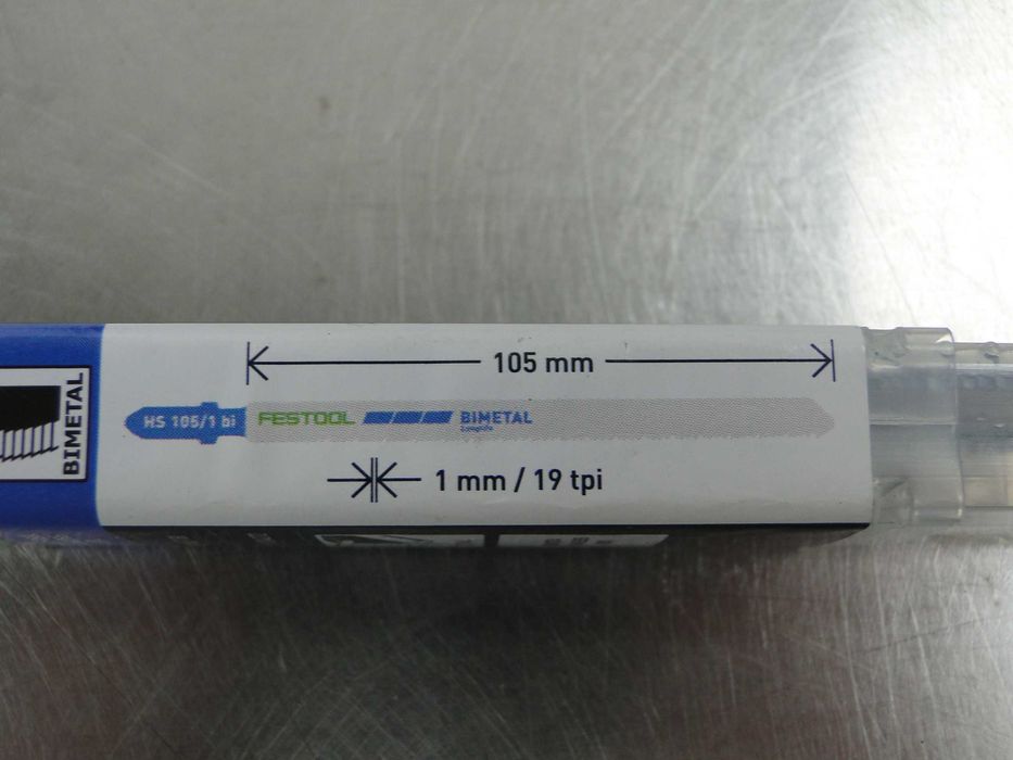 Festool 204272, Brzeszczot do wyrzynarki HS 105/1 BI, 5 sztuk, Nowe
