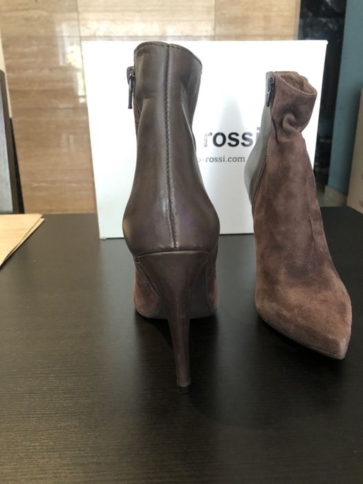 zamszowe botki Gino Rossi