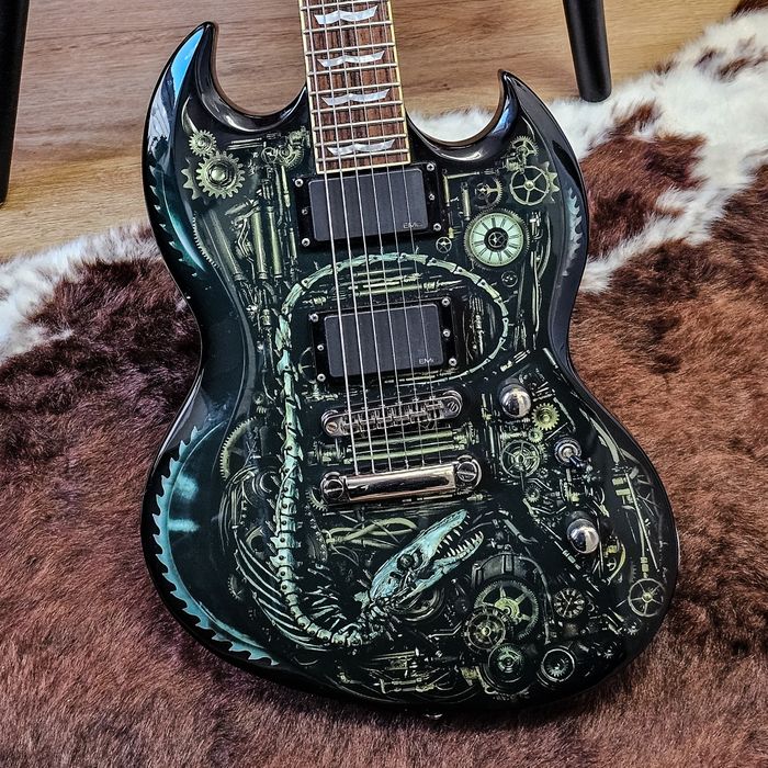 ESP LTD Viper-CZ II Clockwork Zombie + twardy case gitara elektryczna