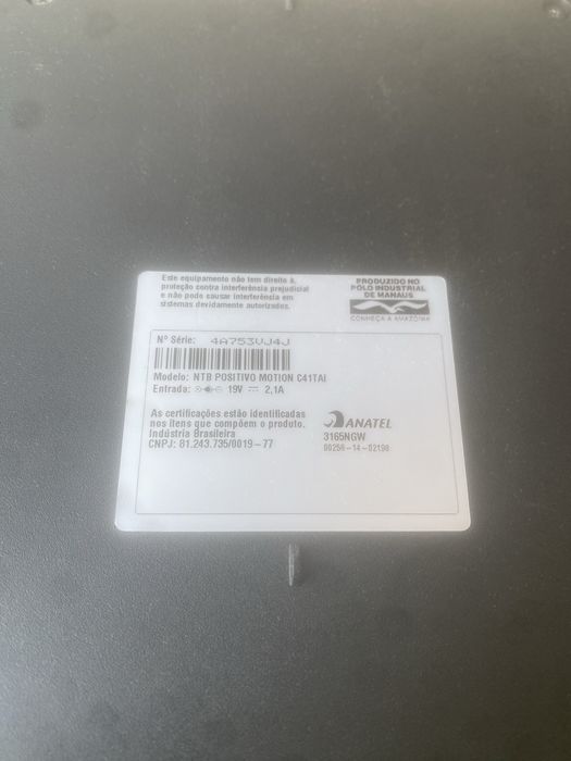 Notebook Positivo Motion