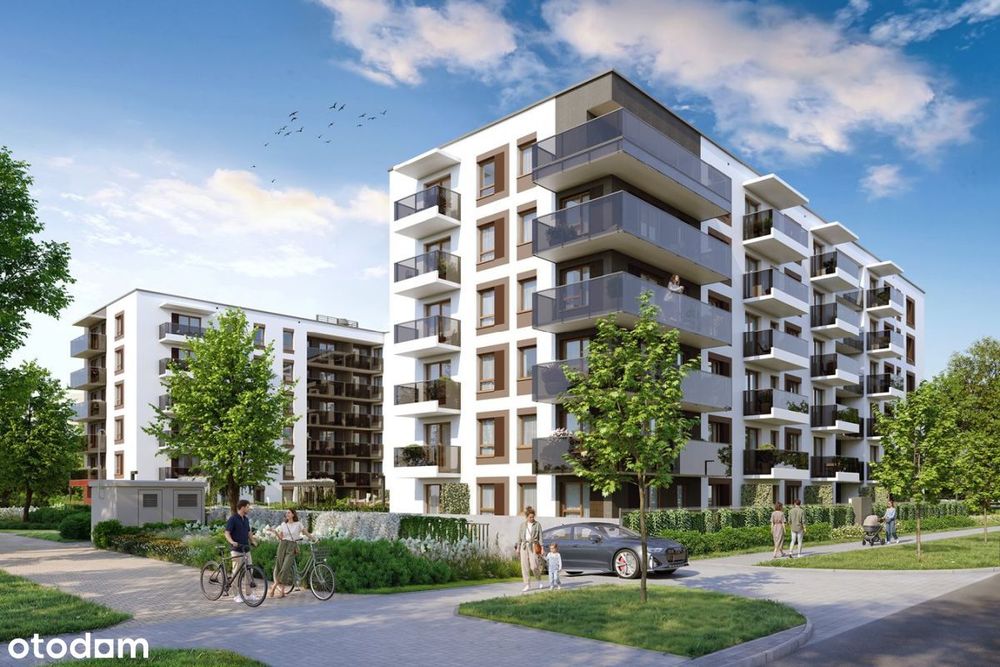 2-pokojowe mieszkanie 37m2 + balkon Bezpośrednio