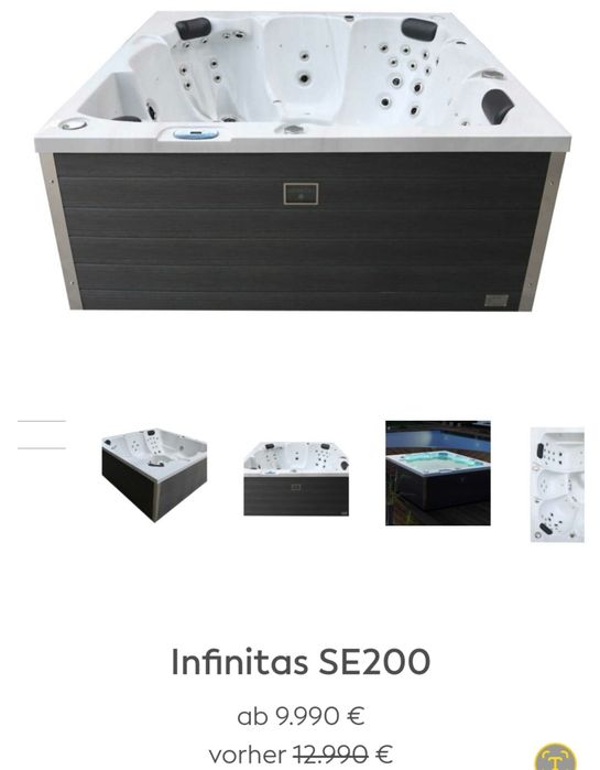 Jacuzzi ogrodowe infinitas SE 200 Made in Germany
