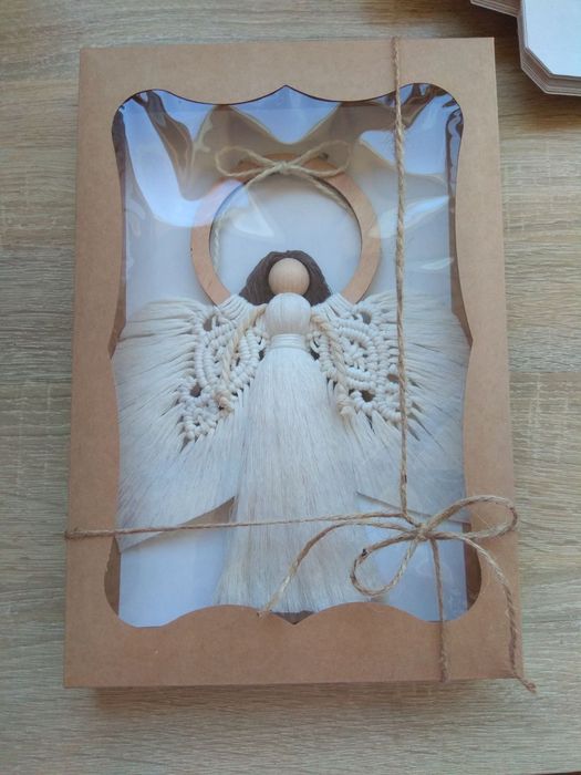 Різдвяний   Янгол  макраме