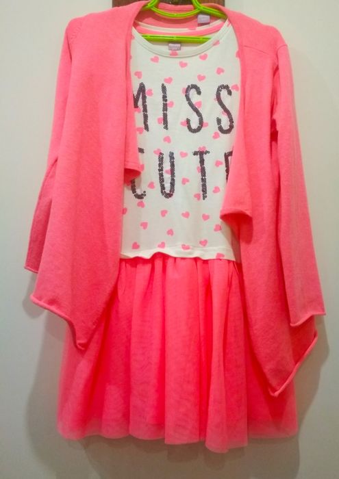 Фірмові плаття+ кардиган для дівчинки 128рр