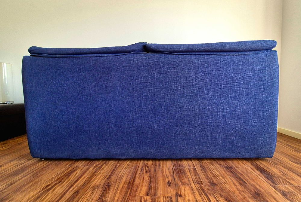 Sofa de 2 lugares Azul Escuro