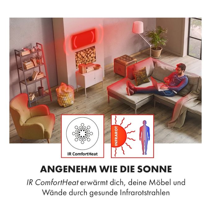 Инфракрасный обогреватель Klarstein Wonderwall Air Art Smart