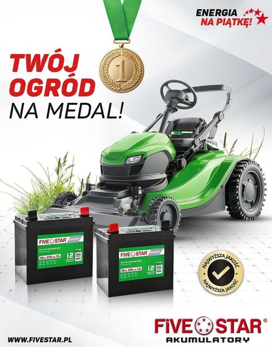 Akumulator Five Star GARDEN 26Ah 270A 12V