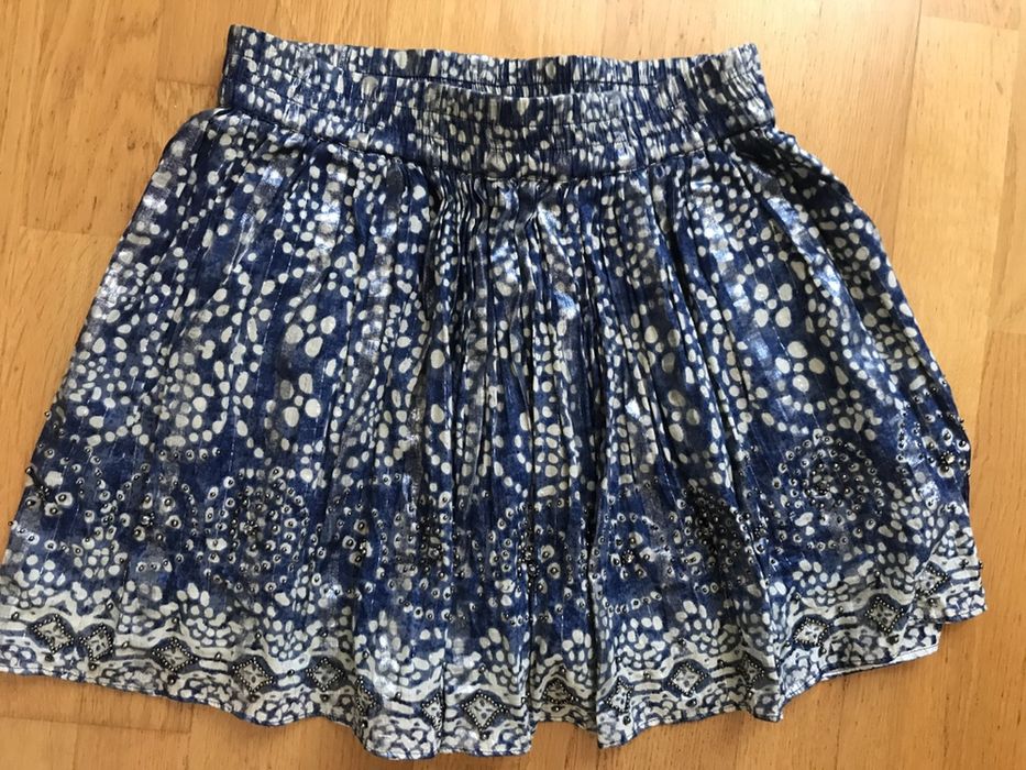 Saia ZARA com brilho e missangas