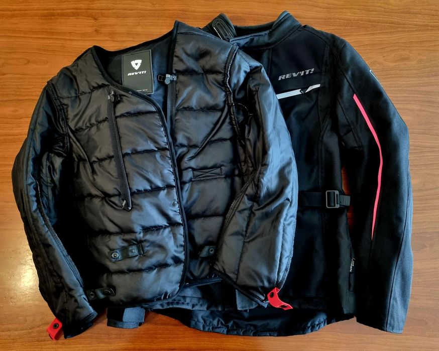 Casaco Motard REV’IT! Voltiac 2 Senhora Preto/Rosa (oferta de luvas REV'IT! Mosca Lady Preto/Rosa)