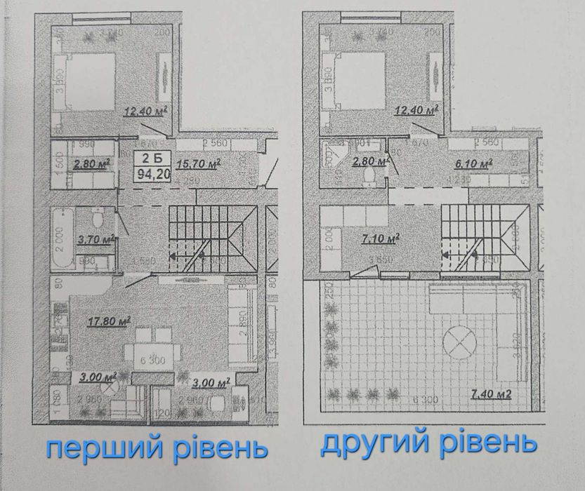 Трикімнатна. Дворівнева.Центр. Княгинин.