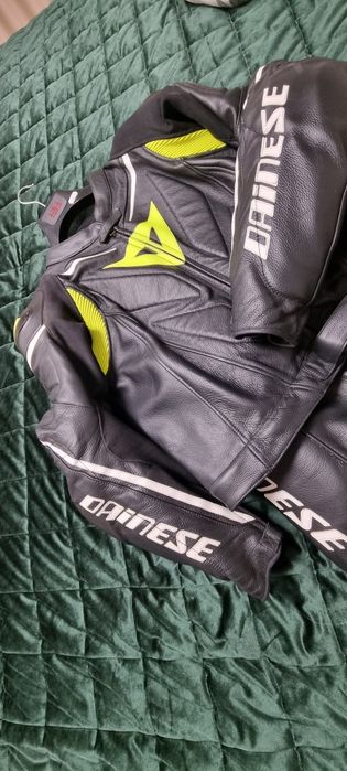 Dainese 2pcs kombinezon fluo R52 kombinezon motocyklowy dwuczęściowy