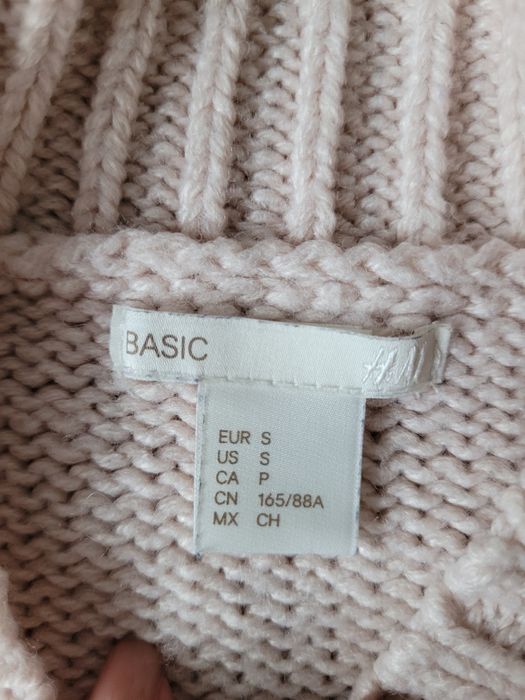 Różowy sweterek H&M s