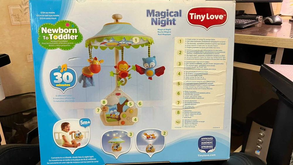 Мобиль "Волшебная ночь" с проектором 3 в 1 Tiny Love арт. 1303006830