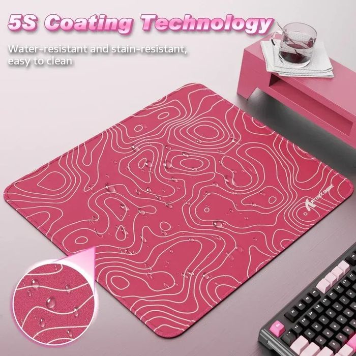 Ігровий коврик Attack Shark cm02 Pink Lines