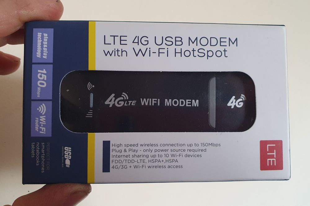 4G модем приймайте інтернет скрізь