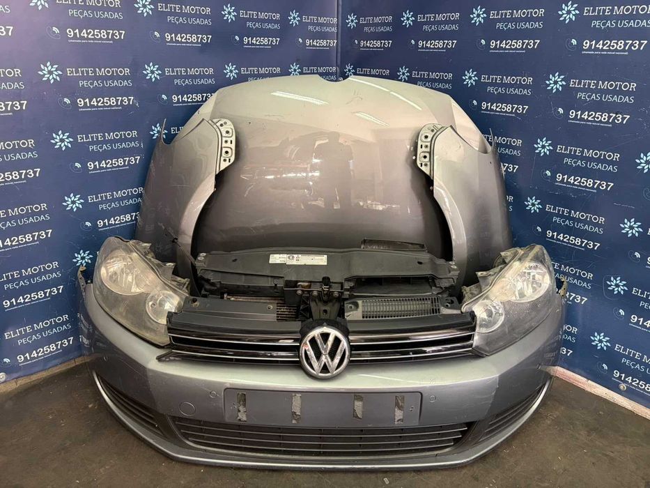 Frente completa usada VW GOLF VI 6 parachoques capot oticas guardalamas reforço
