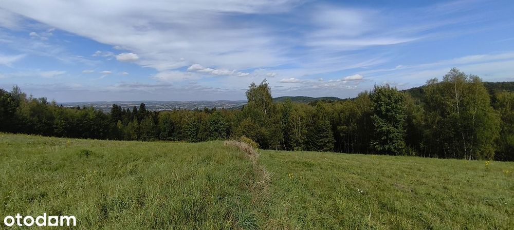 Na sprzedaż widokowa działka 21 arów z pozwoleniem na budowę - Widok 2