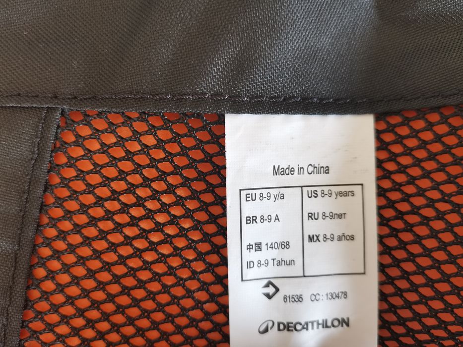 Colete de proteção + Toque de equitação criança – Excelente estado