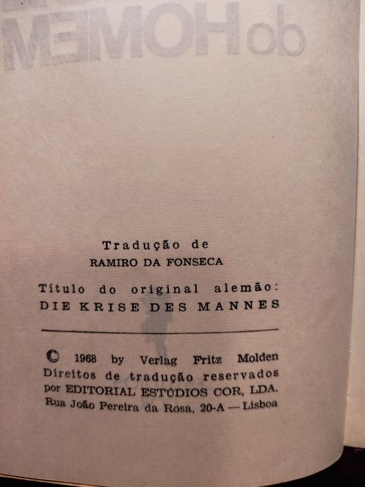 A crise do Homem