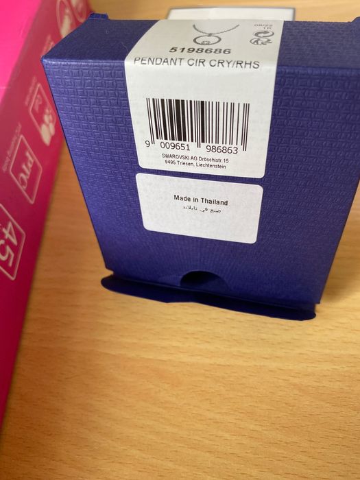 Pingente Creativity (Branco, Lacado a ródio) - Swarovski