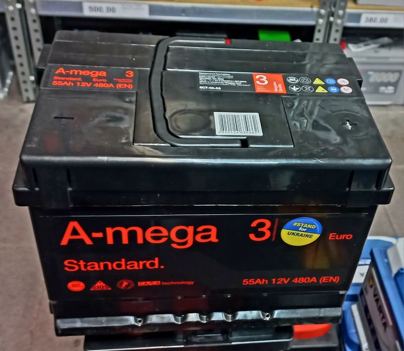 Akumulator AMEGA M3 12V 55AH 480A nowy