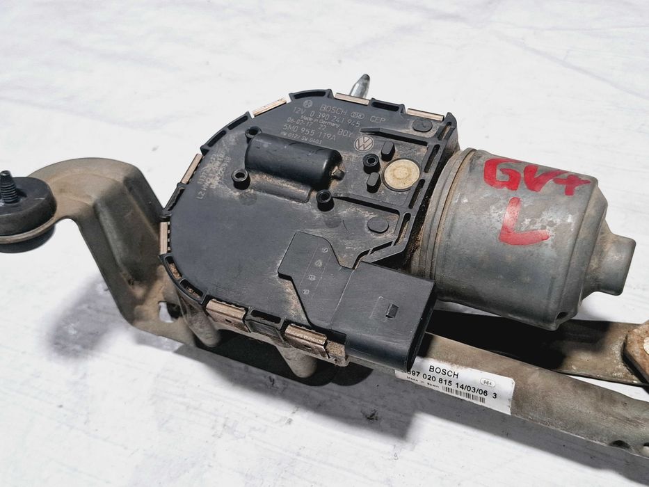 mechanizm silniczek wycieraczek przód lewy vw golf v 5 plus + 5m0