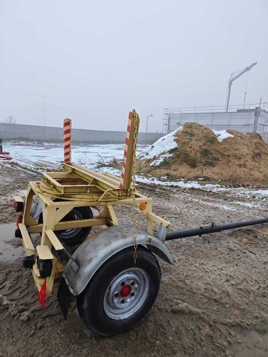 Przyczepa dłużycowa dłużyca EIGENBAU do stali drutu słupów A/3