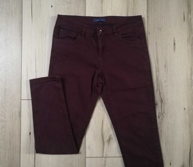 Damskie spodnie skinny CROPP 38